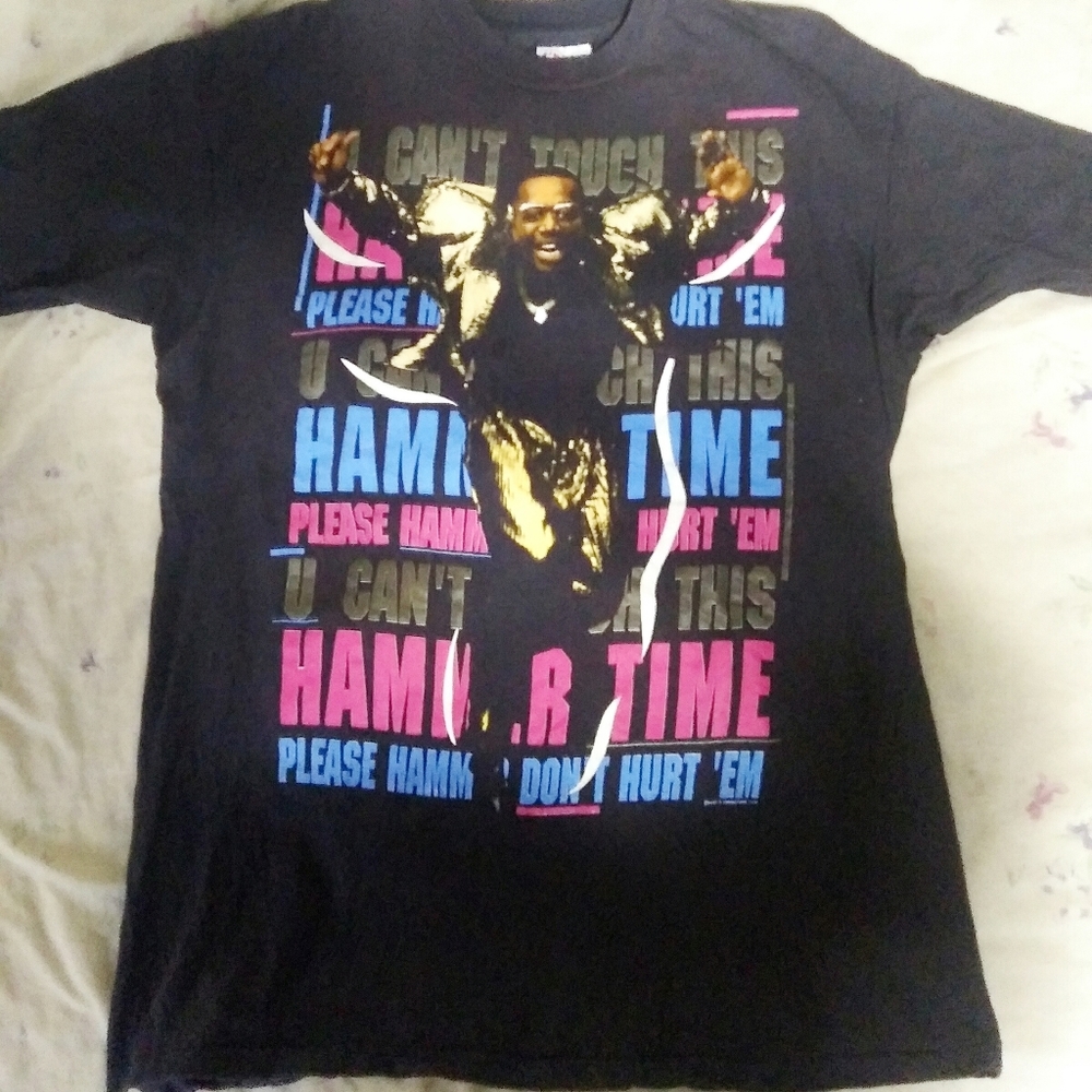 VINTAGE 90'S RARE MC HAMMER (XL) CONCERT T-SHIRT.